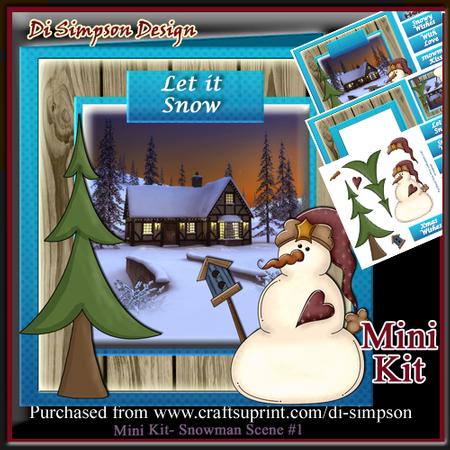 Snowman Scene #1