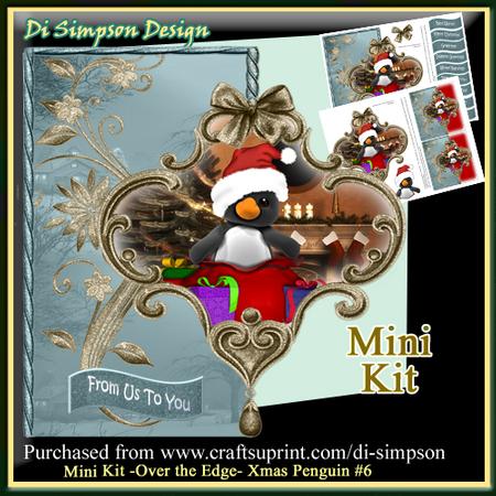 Mini Kit -over the Edge- Xmas Penguin #6