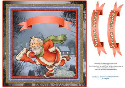 Skating Santa #2