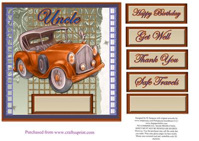 Vintage Car for Lots of Occasions-uncle #5