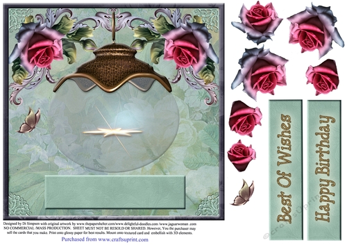 Beautiful Lantern for a Happy Birthday or other occasions #3