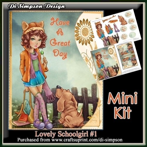 Mini Kit- Lovely Schoolgirl #1- Have a Great Day