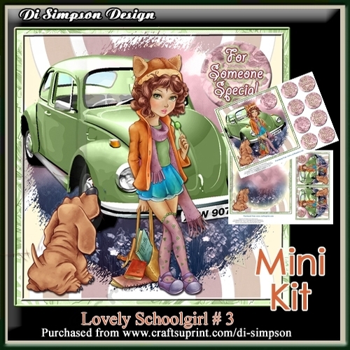 Mini Kit- Lovely Schoolgirl #3
