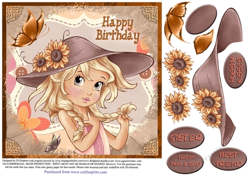 A Special Birthday- Sweet little sunshine