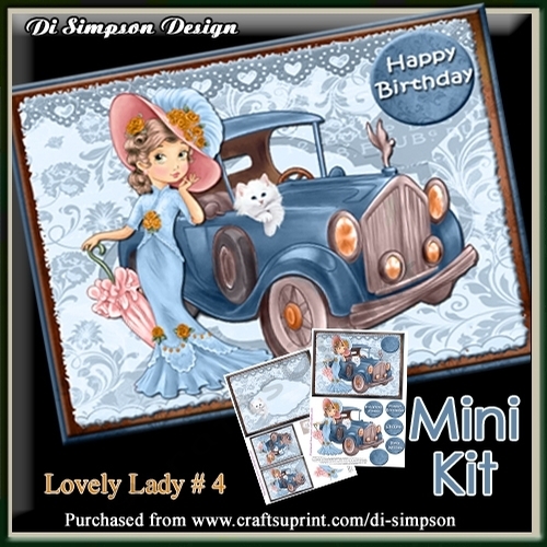 Mini Kit- Lovely Lady #4- For lots of occasions