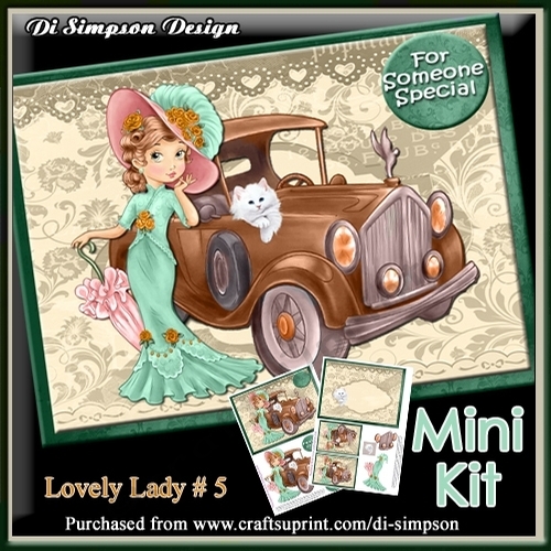 Mini Kit- Lovely Lady #5- For lots of occasions