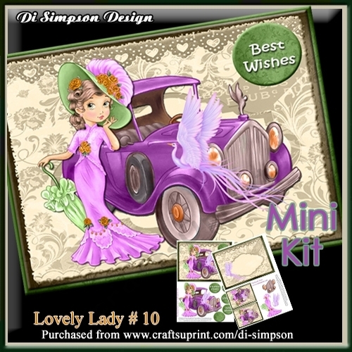Mini Kit- Lovely Lady # 10- For lots of occasions