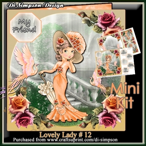 Mini Kit- Lovely Lady #11 for lots of occasions