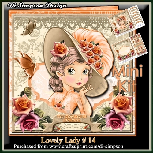 Mini Kit- Lovely Lady # 14- For lots of occasions