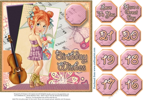 Beautiful topper for Sweet Springtime Girl #2