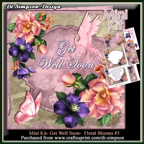 Mini Kit- Get Well Soon-  Floral Blooms #5