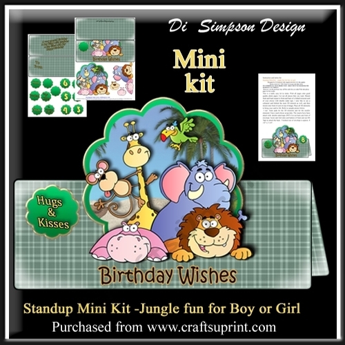 Stand Up and Over the Top- Jungle fun for Boy or Girl