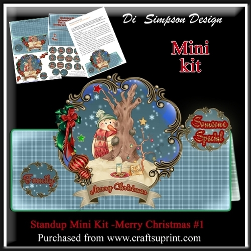 Standup Mini Kit -Merry Christmas #1