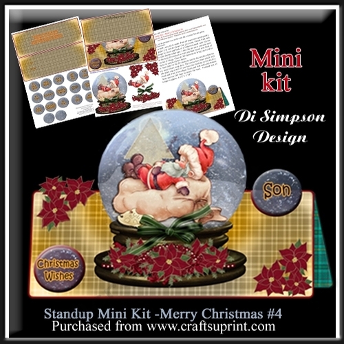 Standup Mini Kit -Merry Christmas # 4