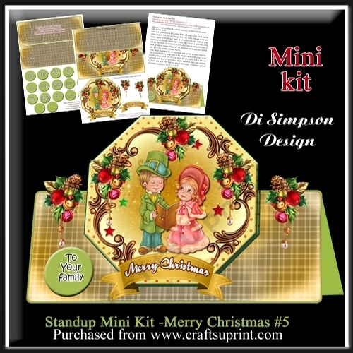 Standup Mini Kit -Merry Christmas # 5