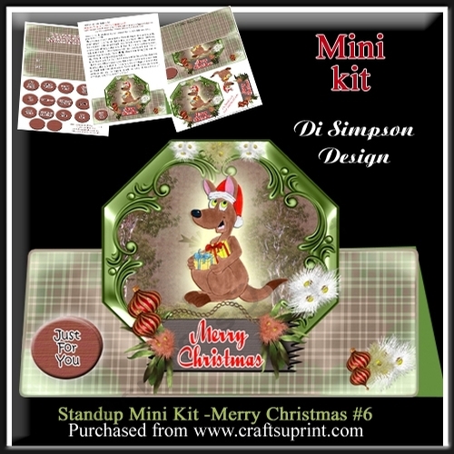 Standup Mini Kit -Merry Christmas # 6