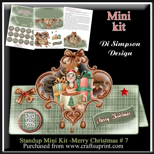 Standup Mini Kit -Merry Christmas # 7