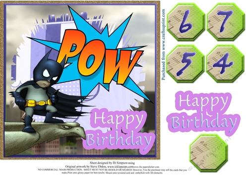 Super Hero for little boys Birthday #2