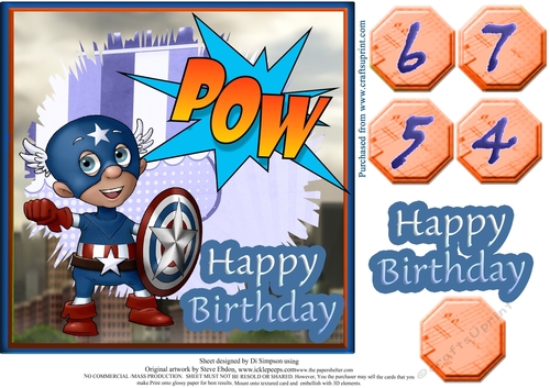 Super Hero for little boys Birthday #3