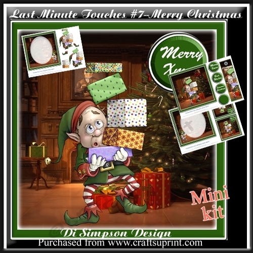 Mini Kit - Last Minute Touches  # 7 - with Decoupage