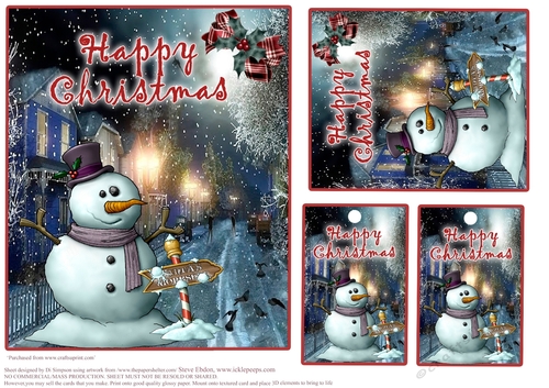 Mr Snowman Scene