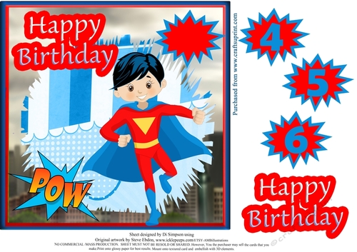 Super Hero for little boys Birthday #8