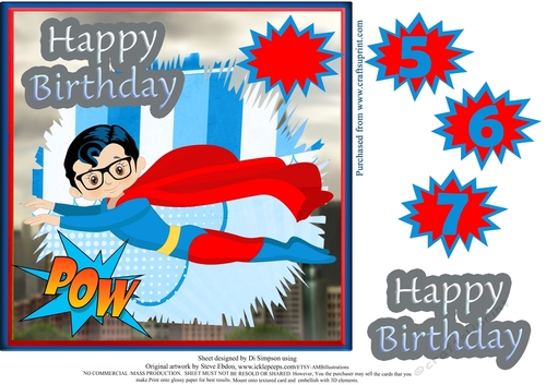 Super Hero for little boys Birthday #9