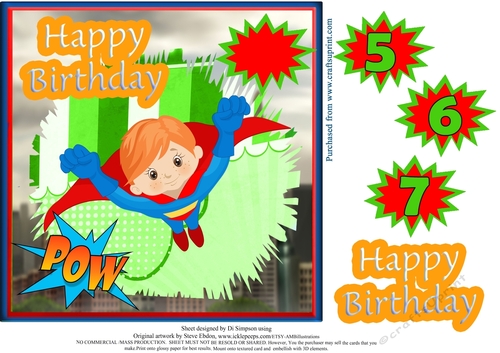 Super Hero for little boys Birthday #11