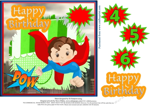 Super Hero for little boys Birthday #12