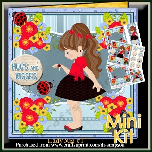 Lovely little ladybug design for lots of occasions #1