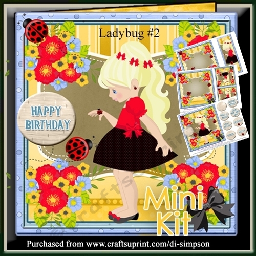 Lovely little ladybug design for lots of occasions #2