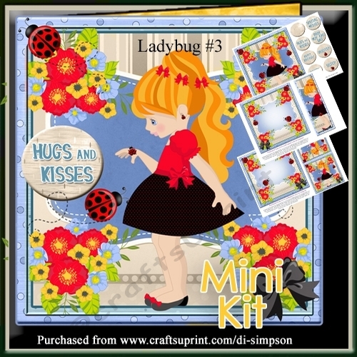 Lovely little ladybug design for lots of occasions #3