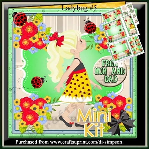 Lovely little ladybug design for lots of occasions #5