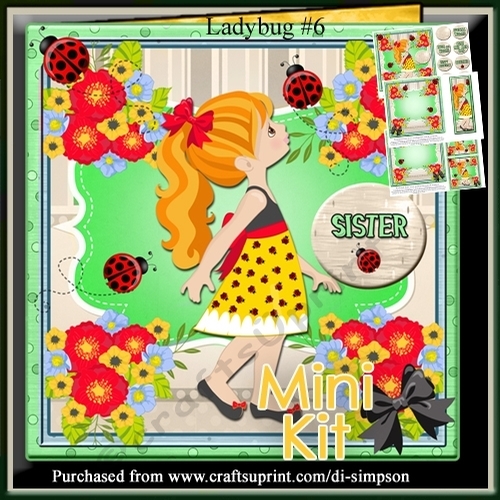 Lovely little ladybug design for lots of occasions #6