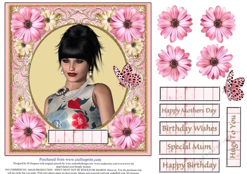 Beautiful design for Mothers Day or other occasions