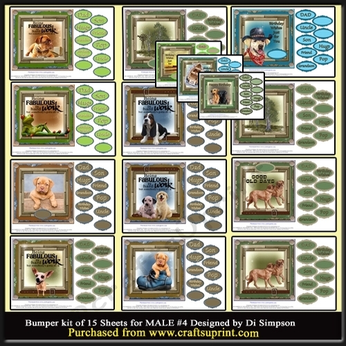Huge Bumper Kit - 15 Sheets for Male #4