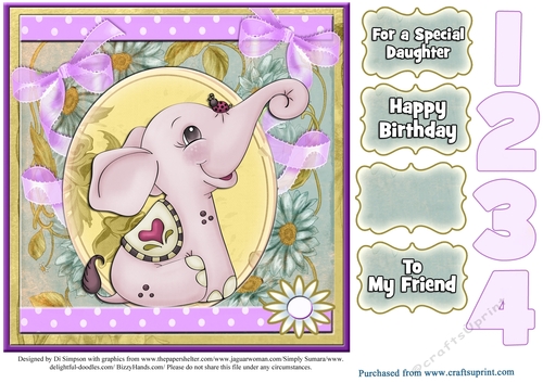Oh So Cute design for lots of occasions #2
