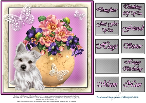 Beautiful Floral topper for Birthday or any occasion for special lady #4