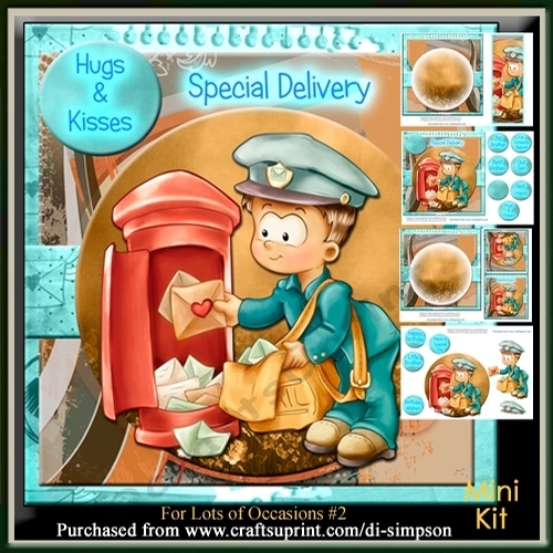 Mini Kit- Little Postie- for lots of occasions.