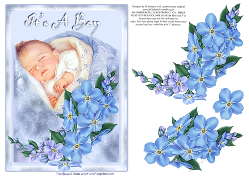 Gorgeous  New Baby Design -Its A Boy -#1