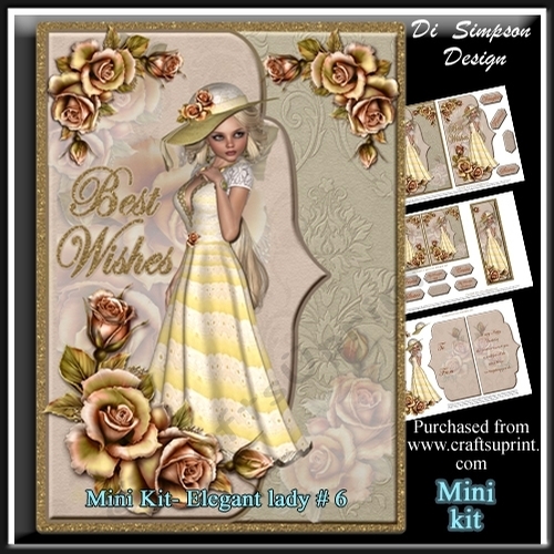 Best Wishes - Elegant Lady #6