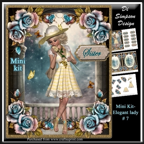 Best Wishes - Elegant Lady #7