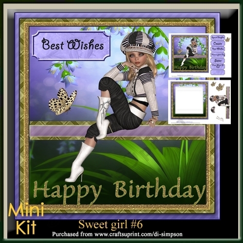 Mini Kit - Sweet Girl - For a Happy Birthday #6