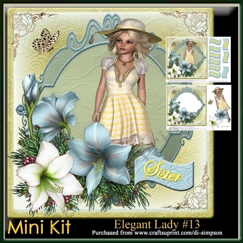 Mini Kit - Elegant Lady #13- For lots of occasions
