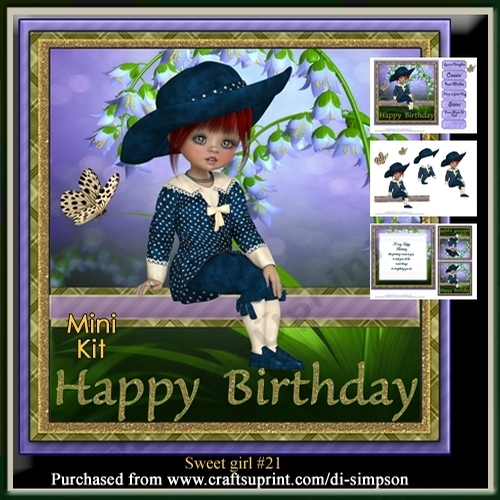 Mini Kit - Sweet Girl -  For lots of occasions #10
