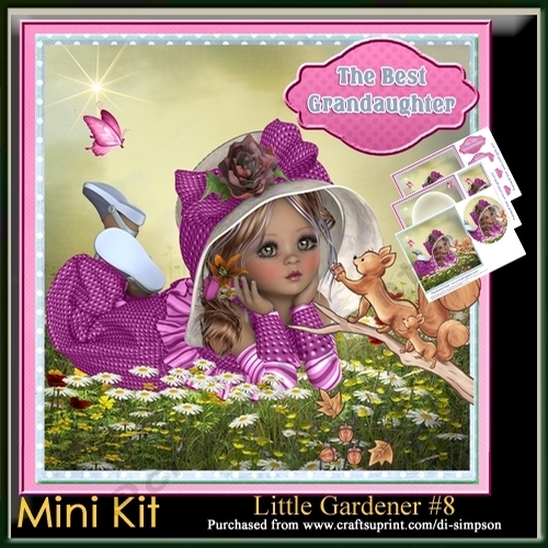Mini Kit-Little Gardener #8- For Birthday or lots of other occasions