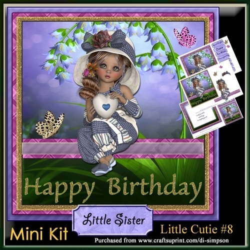 Mini Kit-Little Cutie #8- Happy  Birthday