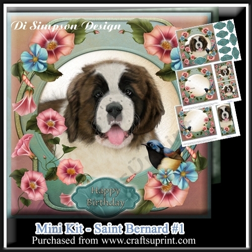 Mini Kit - Saint Bernard #1- For lots of occasions