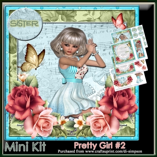 Mini Kit - Pretty Girl #2 For Birthday and lots of occasions