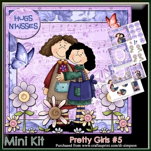 Mini Kit - Pretty Girl #5 For Birthday and lots of occasions